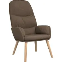 Syfax Chaise de relaxation Taupe Tissu