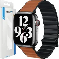 Beline Pasek Apple Watch Magnetic Pro 42/44/45/49Mm Czarno/Brzowy Black/Brown Box