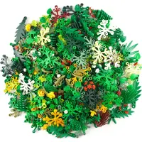 LEGO Verdure Plantes Feuilles Mélange NOUVEAU ! Quantité 250x - Chaque mélange est composé individuellement