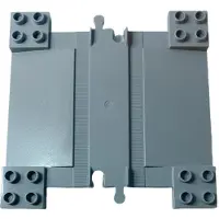 LEGO DUPLO Passage à niveau Gris clair NOUVEAU ! Quantité 10x