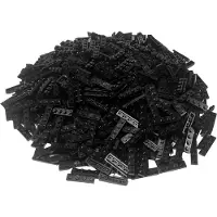 LEGO 1x4 Plaques de construction Noir - 3710 NOUVEAU ! Quantité 250x