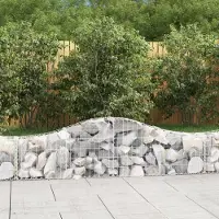 Prolenta Maison Exclusive - Paniers à gabions arqués 4 pcs 200x30x40/60 cm Fer galvanisé