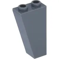 LEGO 2x1x3 Tuiles inclinées inversées gris foncé pour maison, bâtiment - 2449 NOUVEAU Quantité 500x