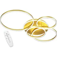 Toolight Lampe Suspendue APP1057-C Gold