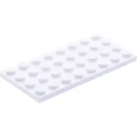 LEGO 100 pièces panneaux de construction, 4x8, blanc
