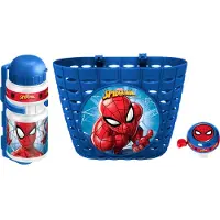 Disney Spider-Man Enfants Accessoires Vélo Bleu 3 pièces