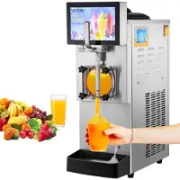Vevor 8L Machine à granités commerciale Machine à glace pilée 1200W Appareil à granités