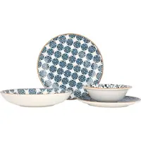 Bonna Set de vaisselle - Calif - 24 pièces - 6 personnes - Porcelaine