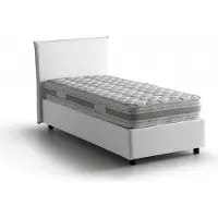 Talamo Italia Astor - Lit simple, Blanc, Matelas inclus Italy