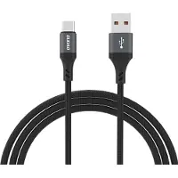 Dudao Câble tressé L3ST USB-A - USB-C 5A 1,2 m - noir