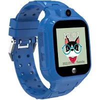 Forever , montre intelligente pour enfants avec SIM WLAN Appel vidéo et GPS, bleu