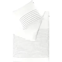 Set One By Musterring Renforcé Parure de lit SIMPLE Blanc 140 x 200 cm