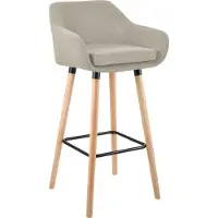 CLP Tabouret de bar Grant Tissu
