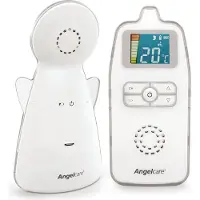 AngelCare Babyphone AC423-D, vainqueur du test ÖKO-Test, faible rayonnement, portée de 250 m, avec veilleuse et affichage de la température ambiante