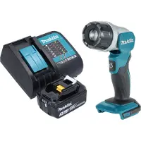 Makita DML 808 SF1 Projecteur portatif sans fil 14,4 / 18 V 190 lm LED + 1x batterie 3,0 Ah + chargeur