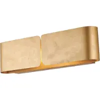 BeLight Hug Applique Avec Diffuseur Découpé Laser En Fer Laqué BlancReproduction Or Antique 2 Lumières .45 P.10 Bl316-Ap2-Oro