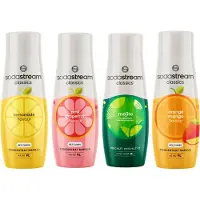 SodaStream Orange-Mangue+ Limonade+ Pamplemousse+ Sirop Mojito pour fontaine à soda
