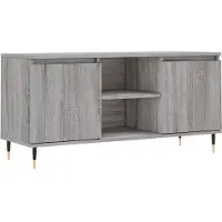 Syfax Meuble TV sonoma gris 104x35x50 cm bois d'ingénierie