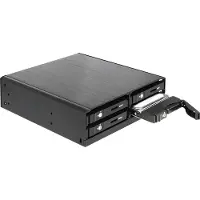 DeLOCK Wechselrahmen 4x 2,5" SATA HDD in 5,25" Schacht