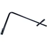 Roland Remorque à vélo Big Boy 455, Noir, Acier, Trekbet, 320 mm
