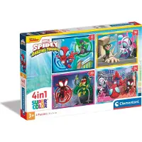 Spidey and his Amazing Friends Puzzle CLE 4 en 1 Spidey et ses incroyables amis 21528