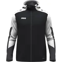 Jako Veste à capuche Dynamic pour enfants - 6870, Couleur:noir/blanc/anthracite, Taille:116