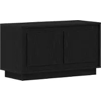 Syfax Meuble TV Chêne noir 80 x 35 x 45 cm Bois d'ingénierie