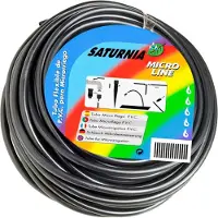 A Forged Tool Microtuyau en PVC pour l'irrigation goutte à goutte (rouleau de 15 mètres) Saturnia