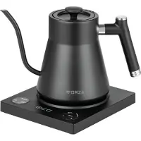 Ecg Forza 8000 Pour over Nero | bouilloire | capacité de 1,0 litre | corps en acier inoxydable de haute qualité| 1200W | noir mat |