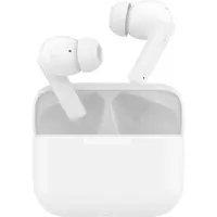 Akashi , casque d'écoute Bluetooth à suppression de bruit, 6 h d'autonomie, blanc