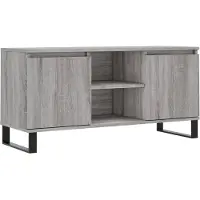 vidaXL Armoire TV Gris Sonoma 104x35x50 cm Bois composite