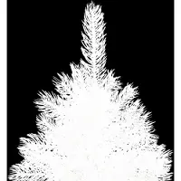 Prolenta Maison Exclusive - Sapin de Noël artificiel, aiguilles réalistes, blanc, 210 cm