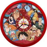 Kids Zegar Ścienny One Piece - Licencjonowany Zegar w Estetycznym Opakowaniu