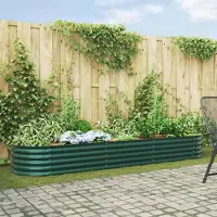 Prolenta Maison Exclusive - Potager surélevé vert 320 x 80 x 44 cm en acier