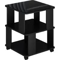 Vicco Table basse Velito Noir 50x50cm, Model 55378