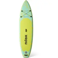 Nilox NXWTRSUP, Planche à pagaie (SUP), interrupteur à berceau, Vert, Jaune, Polychlorure de vinyle (PVC), 150 kg, 3350 mm