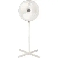Ecg FS 40a | Ventilateur sur pied | Puissance 50 W | Diamètre 40 cm | 3 vitesses | Fonctionnement très silencieux | Hauteur réglable | Grille de sécurité