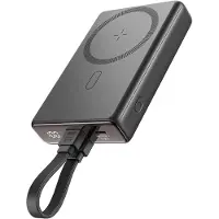 JOYROOM Powerbank Jr-Pbm01 Magnetic 10000Mah 20W Avec Support + Câble Lightning - Usb-C - Noir