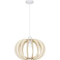 Lyora Suspension en bois Ottoline lumière Ø 40cm