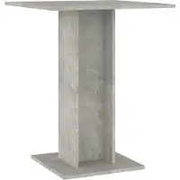 Syfax Table de bistro Gris béton 60x60x75 cm Bois d'ingénierie