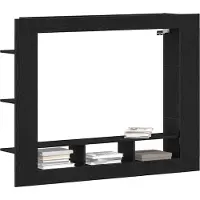 Syfax Meuble TV Chêne noir 152 x 22 x 113 cm Bois d'ingénierie