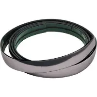 Pilot Profil Klebeprofil , chromé noir, 4 mètres, 39 mm, flexible, coupable à la longueur souhaitée