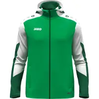 Jako Veste à capuche Dynamic pour enfants - 6870, Couleur:vert/blanc/vert foncé, Taille:128