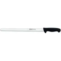Arcos Couteau à saucisse couleur - Prof 293825 en acier inoxydable nitrum et mangue lame ergonomique en polypropylène noir et 40 cm de lame, vitrine