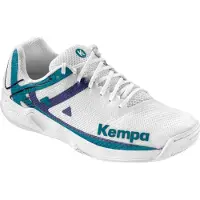 Kempa Wing 2.0 Women Blanc/Cyan/Pourpre, Taille:40.5 (UK 7), Coloris:blanc/cyan/pourpre