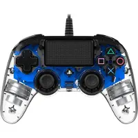 Nacon PS4 Official Manette Filaire Éclairée Bleu
