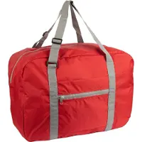 Wedo Gepäcktasche faltbar wasserabweisend, Nylon rot