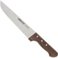 Arcos Couteau de boucher Palisander 260300 Acier inoxydable Nitrum et mangue Palisander avec lame de 20 cm et lame de couverture