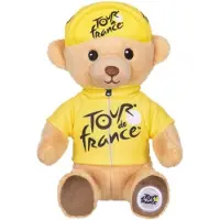 GIPSY TOYS Peluche - - Tour de France - Ours en maillot jaune 15 cm