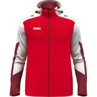 Jako Veste à capuche Dynamic , taille:152, couleurs:rouge/blanc/rouge foncé